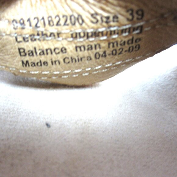 Dansko Serafina Sandals Size 39 8.5 9 Brown Crinkled Patent Leather Toffee - Picture 10 of 12